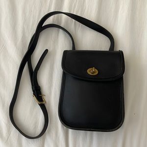 Vintage leather coach crossbody
